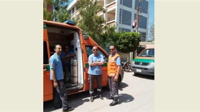 إسعاف بني سويف: 21 سيارة تتمركز أمام لجان الثانوية العامة