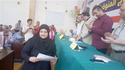 تكريم المتميزين في احتفالية العيد القومي لمحافظة المنوفية.. (صور)