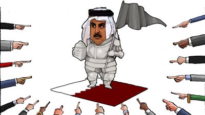 إدانات تميم (كاريكاتير)