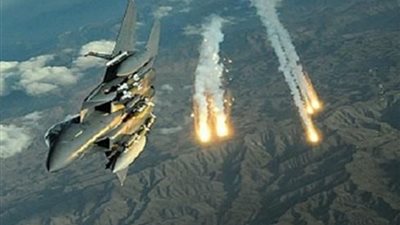 مقاتلات التحالف تدك منصة إطلاق صواريخ حوثية