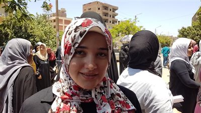 ارتياح بين طلاب الثانوية العامة بالفيوم من امتحان 