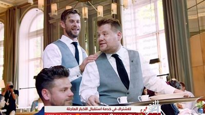 كريس هيمسورث في ضيافة جيمس كوردين للترويج لفيلم Men in Black