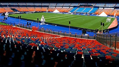 الداخلية: كاميرات لرصد كافة مظاهر الشغب وعلامات إرشادية للجماهير باستاد القاهرة