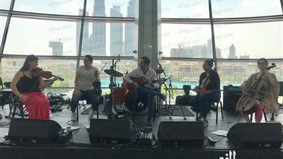 بروفات مكثفة لوحيد ممدوح علي مسرح أوبرا دبي 