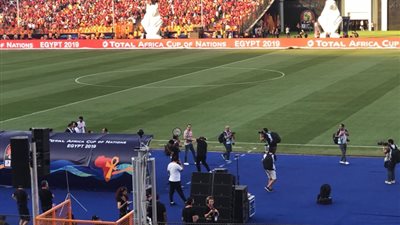 حكيم يصل ستاد القاهرة استعدادا لبدء حفل افتتاح بطولة أمم إفريقيا (فيديو)