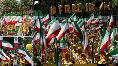 المعارضة الإيرانية تشعل العاصمة الأمريكية بمسيرات ضد الملالي (تقرير)