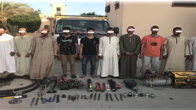 سرقوا 200 طن.. ضبط عصابة 
