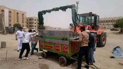  جهاز تنمية مدينة العبور يشُن عدة حملات لإزالة التعديات والمخالفات بالمدينة