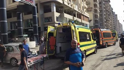 إرتفاع حصيلة مصابي حريق مول تجارى بالمنصورة لـ 11 مصاب (صور)