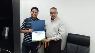 طالب منوفي يحصد المركز الثالث على مستوى العالم في 