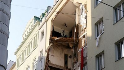 مقتل سيدة جراء انفجار مبنى سكني في فيينا