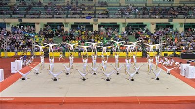 الجمباز يختتم مسابقاته ببطولة الجمهورية وسط حضور أكثر من 3 الالف متفرج