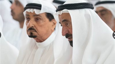 تشييع خالد بن سلطان بن محمد القاسمي إلى مثواه الأخير