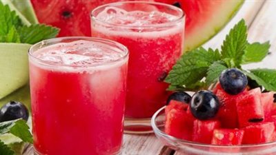 طريقة عمل عصير البطيخ