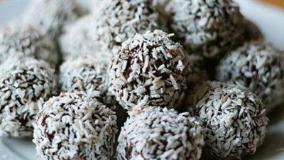 طريقة تحضير كرات جوز الهند
