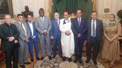 رئيس البرلمان للوفد الليبي: نُسخر كافة إمكانياتنا لخدمة القضية الليبية (صور)