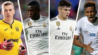 رباعي ريال مدريد مرشح لجائزة الفتي الذهبي