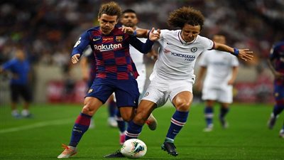 Barcelona vs Chelsea .. تشيلسي يفوز على برشلونة وديا في أول مشاركة لجريزمان 