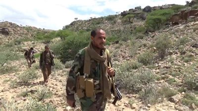 الجيش اليمني يتقدم لجبل ناصة الاستراتيجي بالضالع