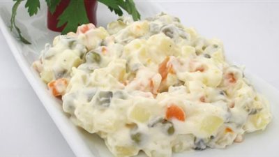 طريقة تحضير السلطة الروسية الشهية