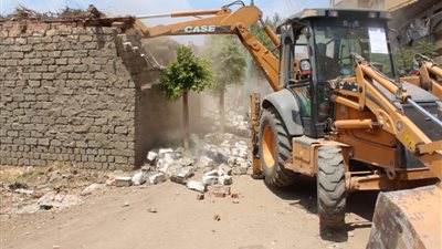 تنفيذ 79 حالة إزالة تعديات على أملاك الدولة بمساحة 8391 متر مربع في الغربية (صور)
