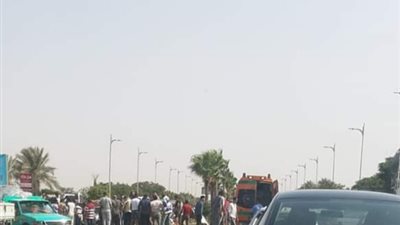 إصابة شخصين إثر حادث تصادم بالحي السابع بالعبور 