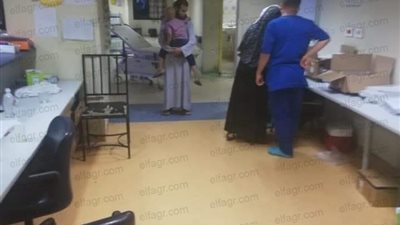 استقبال الأطفال والمرضى بمستشفى هرمل بدار السلام بعد إخلاء معهد الأورام