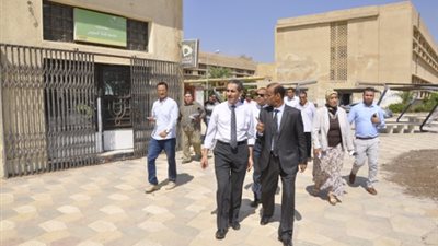 رئيس جامعه القناة: رفع كفاءة جميع المباني والمدرجات بالجامعة القديمة 