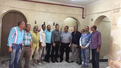 نائب رئيس جامعة عين شمس يتفقد أعمال الصيانة و التطوير بالمدينة الجامعية