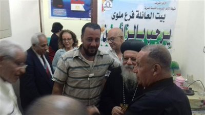 الكنيسة الأرثوذكسية تهنئ بيت العائلة بملوي بعيد الأضحى (صور)