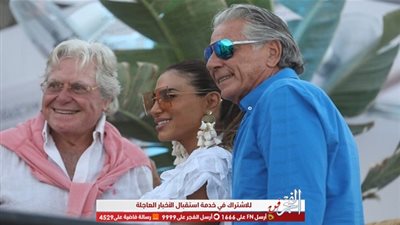 حسين ومصطفى فهمي وسهير شلبي وجيهان عبدالله أول الحضور في حفل جنيفر بالساحل (صور)