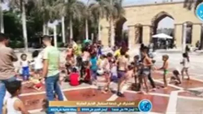 شاهد.. زحام بحديقة الأزهر ثالث أيام عيد الأضحى