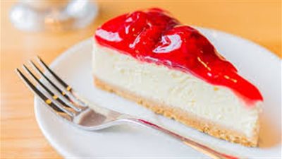 مكونات التشيز كيك بالفراولة