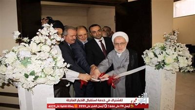 داود بحفل إعادة افتتاح مكتبة النادي الحسيني: 