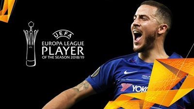 بعد فوزه بجائزة الأفضل.. ماذا قدم هازارد في الدوري الأوروبي موسم 2018/19؟