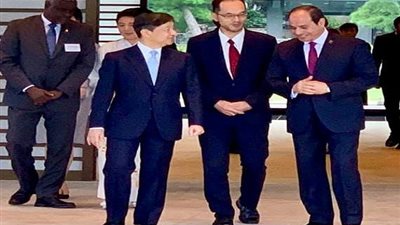 فيديو.. إمبراطور اليابان يستقبل السيسي على هامش قمة 