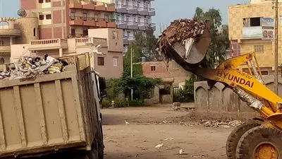 حملات مكثفة ترفع 120 طن قمامة من مدينة بلقاس في الدقهلية 