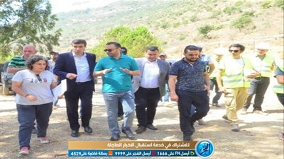 وزير الثقافة اللبناني  يتفقد المواقع الأثرية المكتشفة في موقع سد بسري