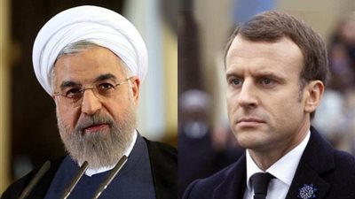 ماكرون يحث الرئيس الإيراني على ضبط النفس