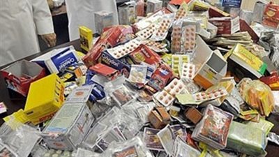 ضبط 835 ألف قرص أدوية محظور تداولها بالإسكندرية