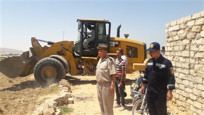 تنفيذ 277 قرار إزالة تعديات على أراضٍ زراعية وأملاك دولة في قنا