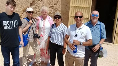 المنيا تستقبل وفود 3 جنسيات لزيارة المعالم الأثرية والسياحية (صور) 