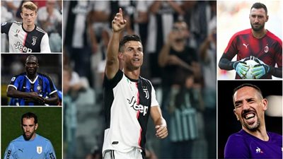 رونالدو يتفوق على دي ليخت ولوكاكو وجودين ودناروما وريبيري