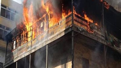 حريق مروع في منزل من طابقين بسبب ماس كهربائي بقنا