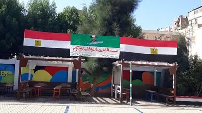 وكيل تعليم الفيوم يتفقد مدرستي محي الدين أبو العز والتحرير في أول أيام الدراسي