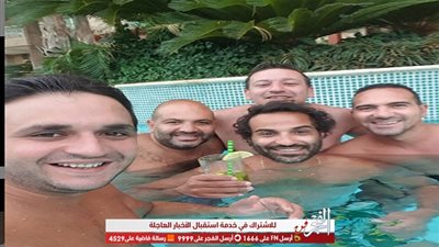 مصطفى خاطر مع أحمد فهمي في 