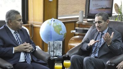 السفير الأندونسي يزور جامعة قناة السويس لبحث سبل التعاون المشترك 