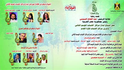 اليوم.. وزير الرياضة يفتتح مهرجان إبداع لمراكز الشباب