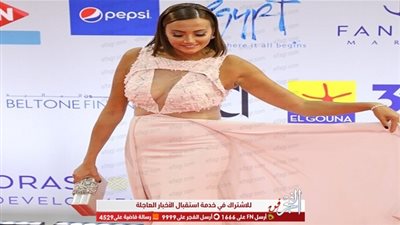 بشرى بإطلالة عارية الصدر في ثاني ليالي مهرجان الجونة السينمائي (ًور)