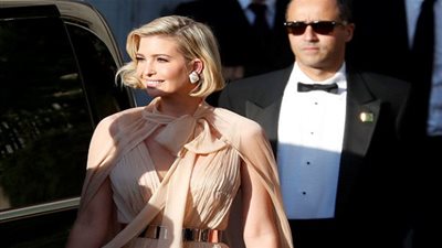 إيفانكا ترامب تثير الجدل بسبب ملابسها في حفل زفاف (فيديو)